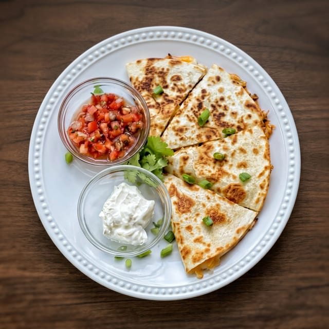 Lunch Quesadilla.