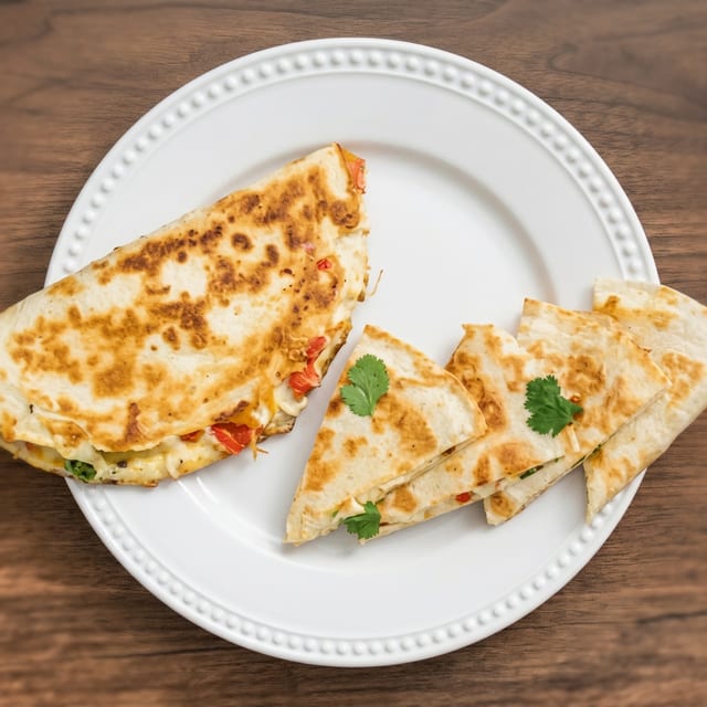 Shrimp Fajita Quesadilla.